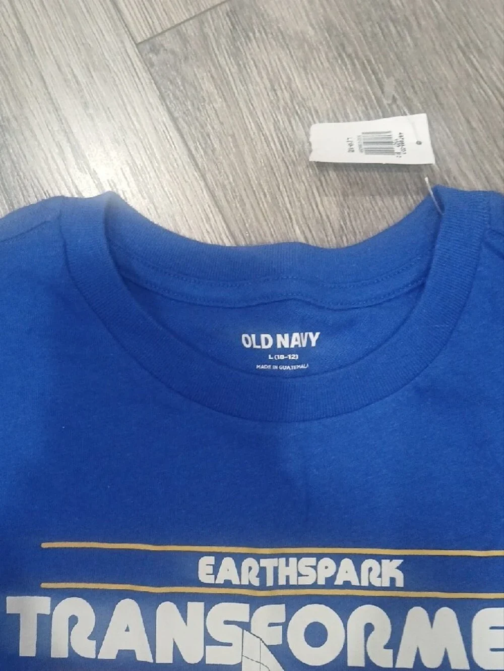 Old Navy Blue Transformers Graphic Tee